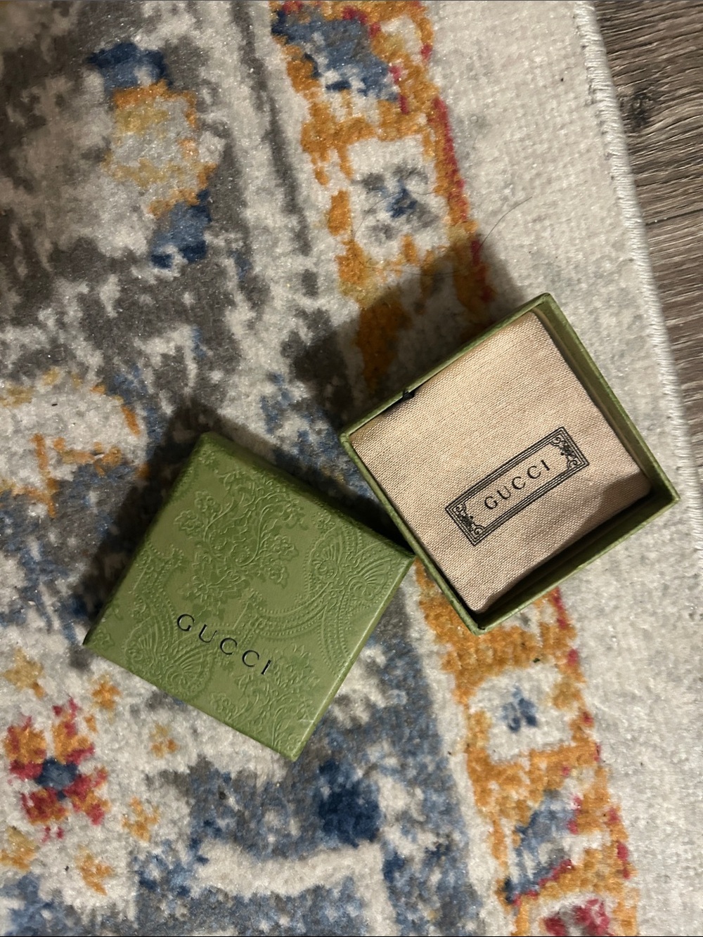 Gucci Light Green Patterned Gift Box—Box Only - Picture 2 of 5